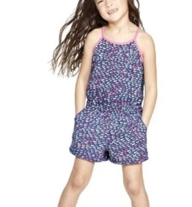 Vineyard Vines for Target Girls Pink/Blue Whale Romper Size XL 14/16 - Picture 1 of 4