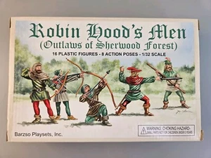 Barzso Playsets ROBIN HOOD'S MEN Sherwood Forest 16 Figures 8 Poses Set 2007-R - Picture 1 of 7