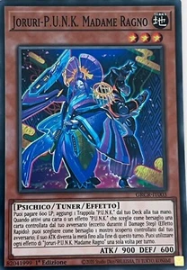 YU-GI-OH! GRCR-IT003 Joruri-P.U.N.K. Madame Ragno super rara 1°ediz. Ita Yugioh - Imagen 1 de 1