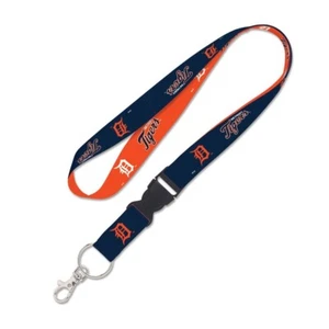 DETROIT TIGERS LANYARD DETACHABLE BUCKLE NEW WINCRAFT 🐯 - Picture 1 of 1