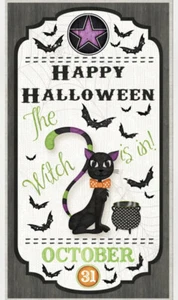 Wilmington Every Witch Way by Jennifer Pugh 82423 196 Door Banner Cotton Fabric  - Picture 1 of 4