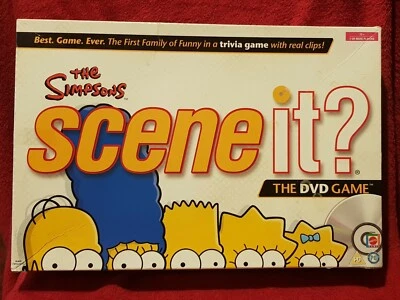 Scene It? The Simpsons. Boardgame with DVD. 2009 Edition. Complete. - Image 1 of 4