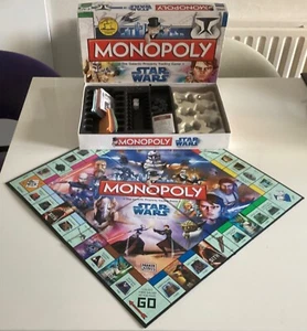 Monopoly Star Wars The Clone Wars Hasbro Parker Board Game 2008 - Picture 1 of 2