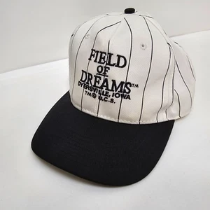 Vintage Otto Field Of Dreams Mütze Kappe Druckknopflasche Nadelstreifen Baseball 90er Film Promo - Bild 1 von 7