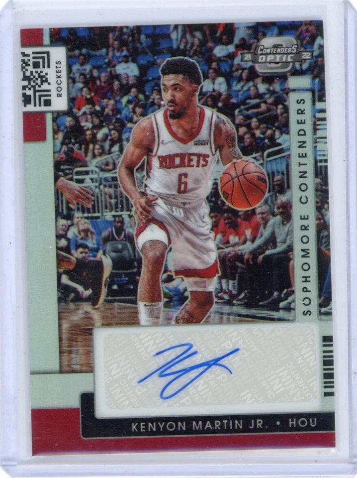 Kenyon Martin Jr. 2021-22 Panini Contenders Optic Sophomore Auto /149 #SCA-KMJ - Image 1 of 2
