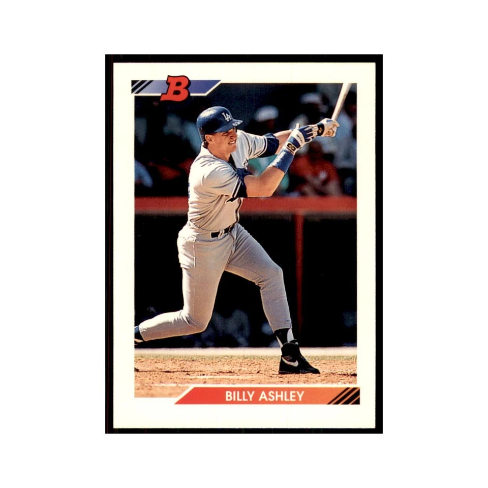 1992 Bowman Billy Ashley Baseball Cards #168 - Image 1 of 3