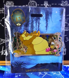 Disney WDI Pin - The Princess and the Frog 15th Anniversary Louis & Ray LE 300 - Picture 1 of 2