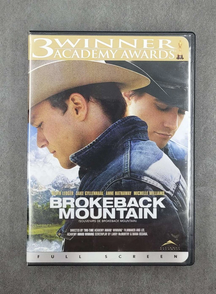 Brokeback Mountain (Full Screen) (2006) Jake Gyllenhaal; Heath Ledger DVDs - Image 1 of 1