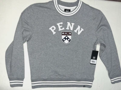#1 NUEVO CON ETIQUETAS Talla XL X-Large Hombres '47 Universidad de Pennsylvania PENN Sudadera Cuello Redondo Foto 1 de 4