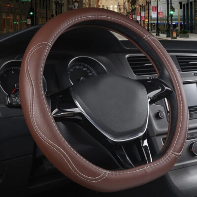 1x Cubierta de volante de coche tipo D para Nissan Rogue/Rogue Sport 2017 2018 2019 Foto 1 de 4