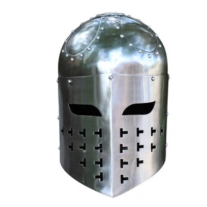 Ancient Replica Sugarloaf Helmet | Medieval Functional 20G Steel Warrior Armor - Picture 1 of 5