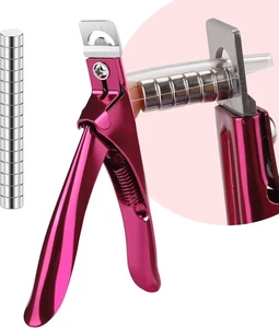 False Nail Clippers with Magnets Stainless Steel Nail Cutter for Acrylic Nail Na - Picture 1 of 5