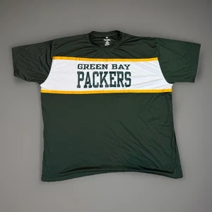 Green Bay Packers Green Fanatics Shirt Men's Size 4XL Big & Tall NFL Cheese Head - Picture 1 of 8