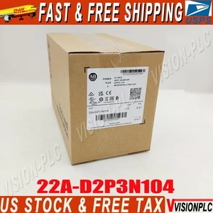 AB 22A-D2P3N104 PowerFlex 4 0.75 kW 1 HP AC Drive New Factory Sealed 2023 - Picture 1 of 3