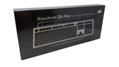 Keychron Q6 Max QMK/VIA Wireless Custom Mechanical Keyboard Barebone Knob Ver... - Image 1 of 4