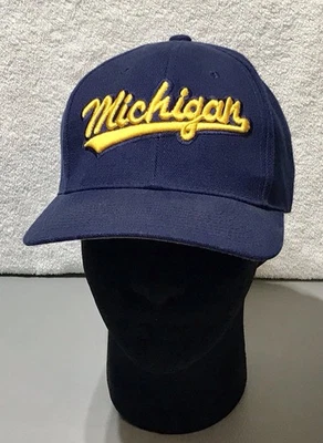 VTG 90’s University Of Michigan Wolverines Fitted 7 1/4 Wool Blend Cap - Image 1 of 4