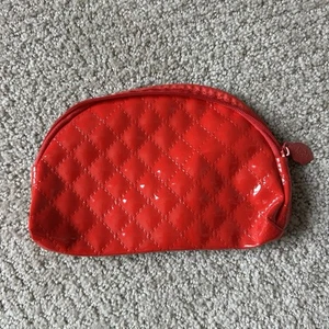 IPSY Glam Red Quilted Makeup Bag Only! 7 X 4.5” - Picture 1 of 2