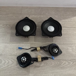 Bmw F10 G30 F22 F87 E60 HARMAN KARDON REAR SHELF SPEAKERS TWEETERS SET OEM - Picture 1 of 15