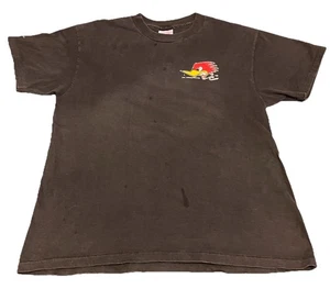 VTG Original Single Stitch Mr Horsepower Shirt Sz L Black Clay Smith Speed Shop - Picture 1 of 8