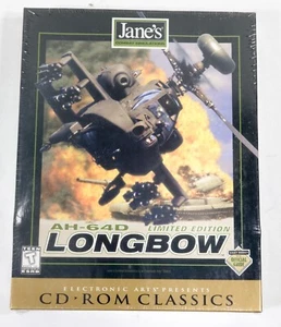 Vintage Electronic Arts Jane's AH-64D Longbow CD-ROM  game 1997 NEW NOS ST533B29 - Picture 1 of 6