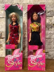 1998 Mattel Barbie Fashion Avenue Style (Lot) 20766 & 20767 NEW - Picture 1 of 11