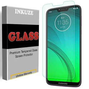 INKUZE Hartglas Displayschutzfolie Schutz Schutz für Motorola Moto G7 Power - Bild 1 von 9