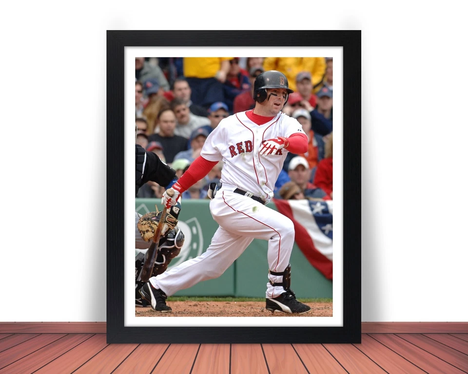 Framed TROT NIXON Photo Picture at FENWAY PARK Boston Red Sox 8x10 or 11x14 (W1) - Image 1 of 4