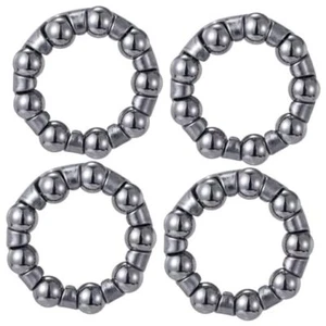 4pcs 1/4 in x 9 Balls Bicycle Crank Ball Bearing Silver Bottom Bracket  - Picture 1 of 8