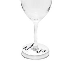 Stemtags Blank Set Of 100 Wine Glass Drink Markers Wine Tags For Parties And Eve - Picture 1 of 2