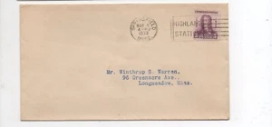 United States cover 726 Springfield Massachusetts to Longmeadow MA lot b - Picture 1 of 2