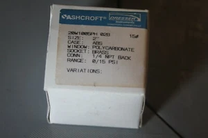 Ashcroft Pressure Gauge 20W1005PH02B15 - Picture 1 of 5