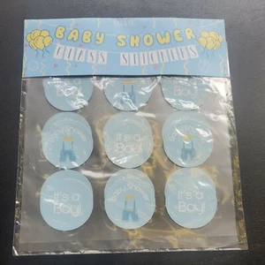 Baby Shower Decorations for Boy - 18 Static Clings Reusable Glass Stickers -... - Picture 1 of 3