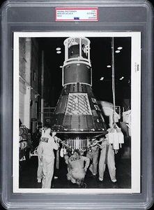 Raro 1962 Mercury Atlas 8 Original NASA Auténtico Tipo 1 Foto 8x10 PSA Encapsulado - Imagen 1 de 2