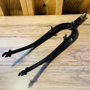Trek CR-MO Steel MTB Fork 1-Inch Threaded 26 119 Steerer 390 AtoC  - Picture 1 of 15
