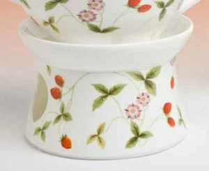 Fornello Mirella Fragole Fine Bone China Porcellana - Foto 1 di 1