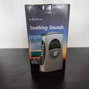 Eton ESP2000 Soothing Sounds AM FM WWVB Clock Portable Radio  Pearl Color NEW! - Picture 1 of 7