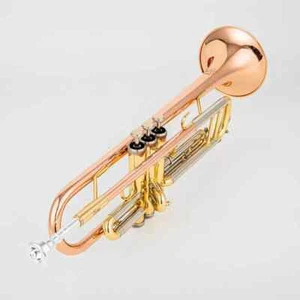 Hot sell 8335 Bb Trumpet B Flat Brass Phosphor copper Trumpet with Leather Case - Picture 1 of 26