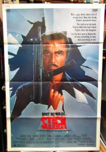 Stick-Original One Sheet Poster-1985-Burt Reynolds-Candice Bergin - Picture 1 of 1