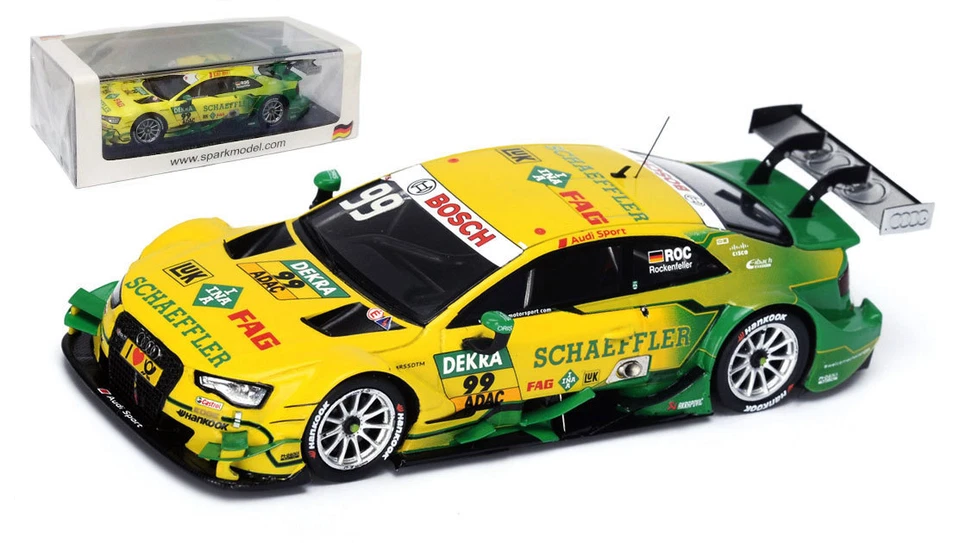Spark SG215 Audi RS 5 #99 DTM 2015 - Mike Rockenfeller 1/43 Scale — 第 1/1 张图片