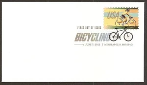 US 4688 Bicycling Commuter DCP FDC 2012 - Picture 1 of 1