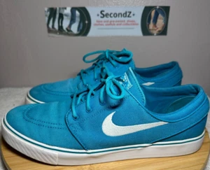 Nike Zoom Stefan Janoski Blue Skateboarding Casual Shoes Men Size 8.5 - Picture 1 of 10