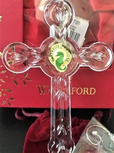 Adorno Cruz Anual Waterford Crystal 2017 # 40023160 en caja con etiqueta - Imagen 1 de 8