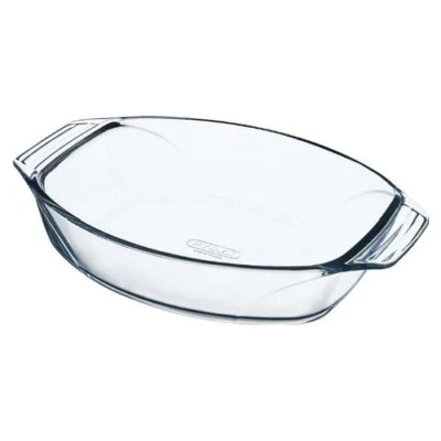Pyrex Pirofila Vetro borosilicato (30x21x7cm) ovale Trasparente 410B000 7644 - Immagine 1 di 2