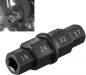 Hex Axle Tool 17mm 19mm 22mm 24mm Allen wrench adapter Lifetime Warranty - Picture 1 of 6