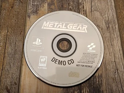 Metal Gear Solid PS1 Tactical Espionage Demo Disk Rare - Image 1 of 3