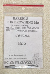Karaya 1/48 Barrels for Browning M2 12,7mm B02 - Picture 1 of 1