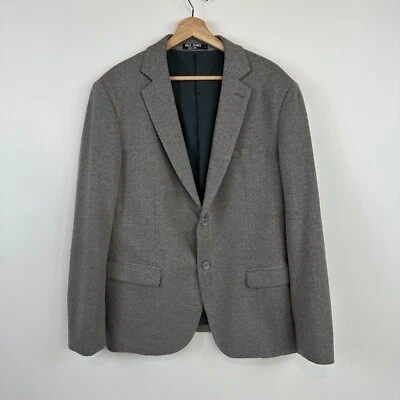 Paul Jones Blazer Mens L Unstructured Grey Herringbone Casual Sport Coat Jacket - Image 1 of 4