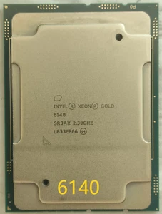 Used Intel Xeon Gold 6140 2.3GHz 18-Core SR3AX CPU Tested & Working | LGA3647 - Picture 1 of 1