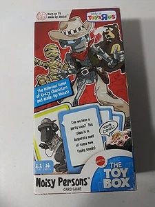 Noisy Persons Card Game The Toy Box Mattel New - Picture 1 of 2