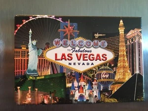 Las Vegas Souvenir Magnet -black - Picture 1 of 2